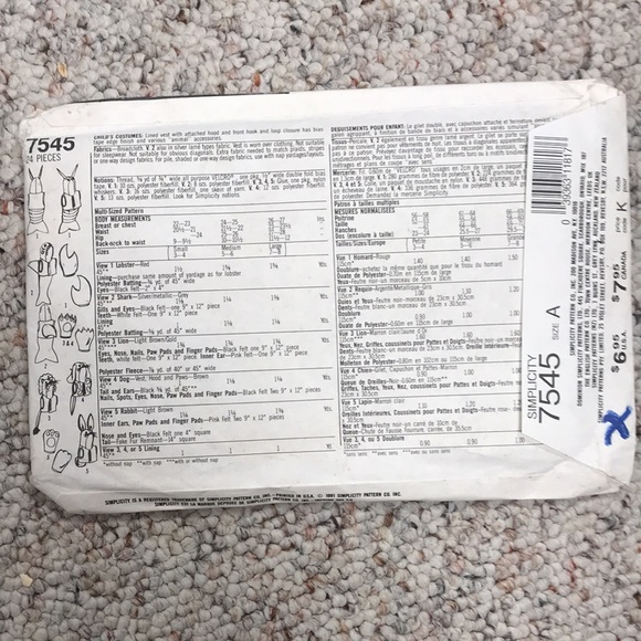 Vintage kids sewing patterns - Picture 5 of 11